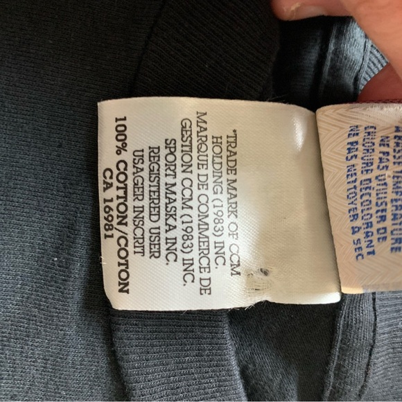 Men's Large Montreal Canadians Black T-Shirt Nutmeg Mills NHL XL - Picture 8 of 11